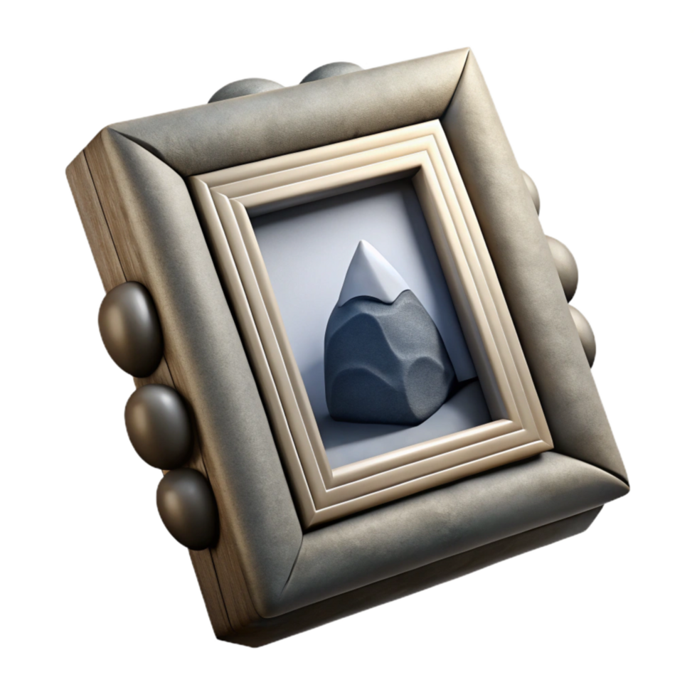 extraordinary vintage Framed Photograph Black and White Transparent Background png
