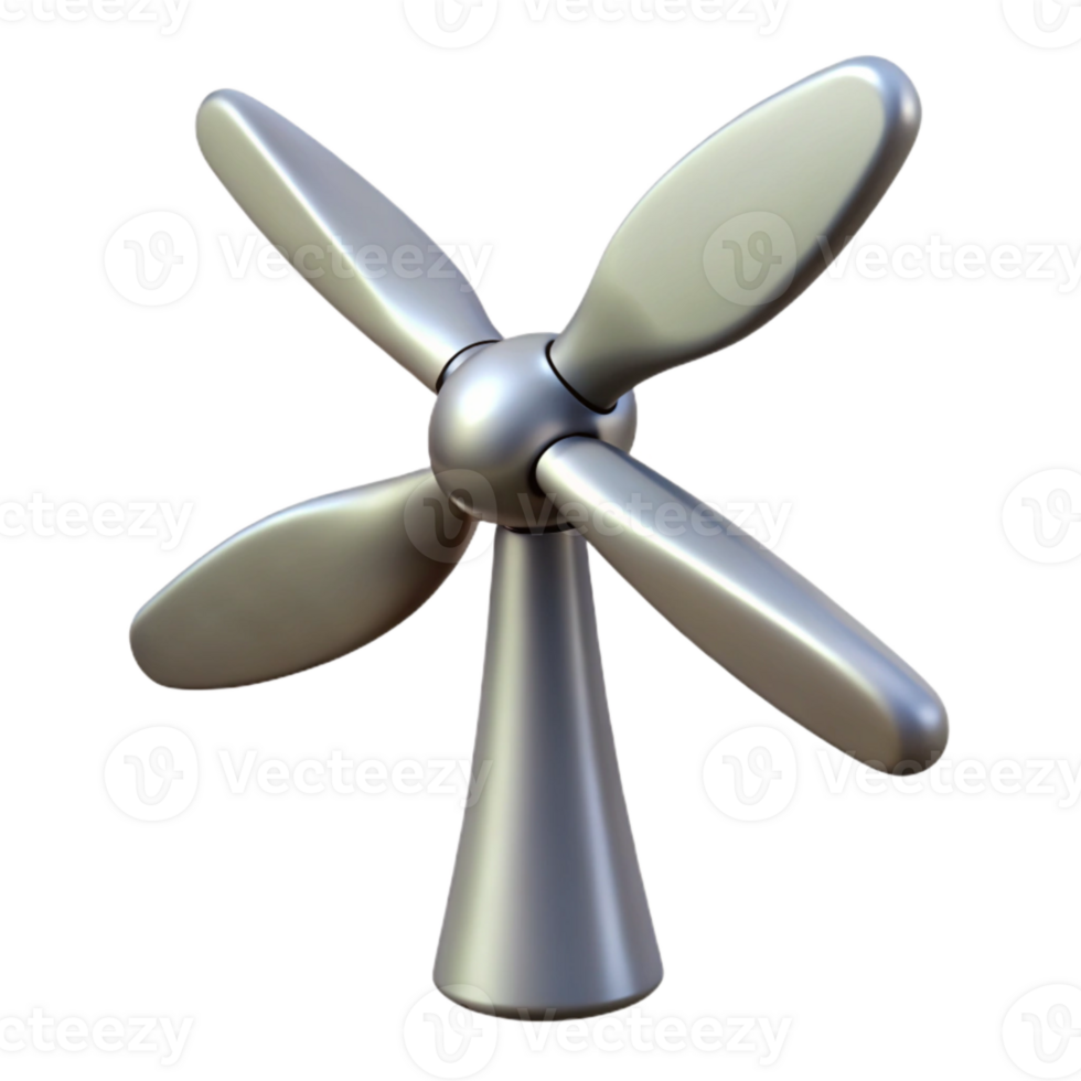 magnificent modern Wind Turbine Blades Rotating Isolated Cutout genuine png