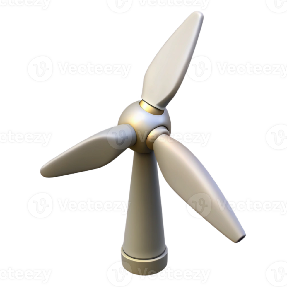 dramatic contemporary Wind Turbine Blades Rotating Isolated Cutout exclusive png