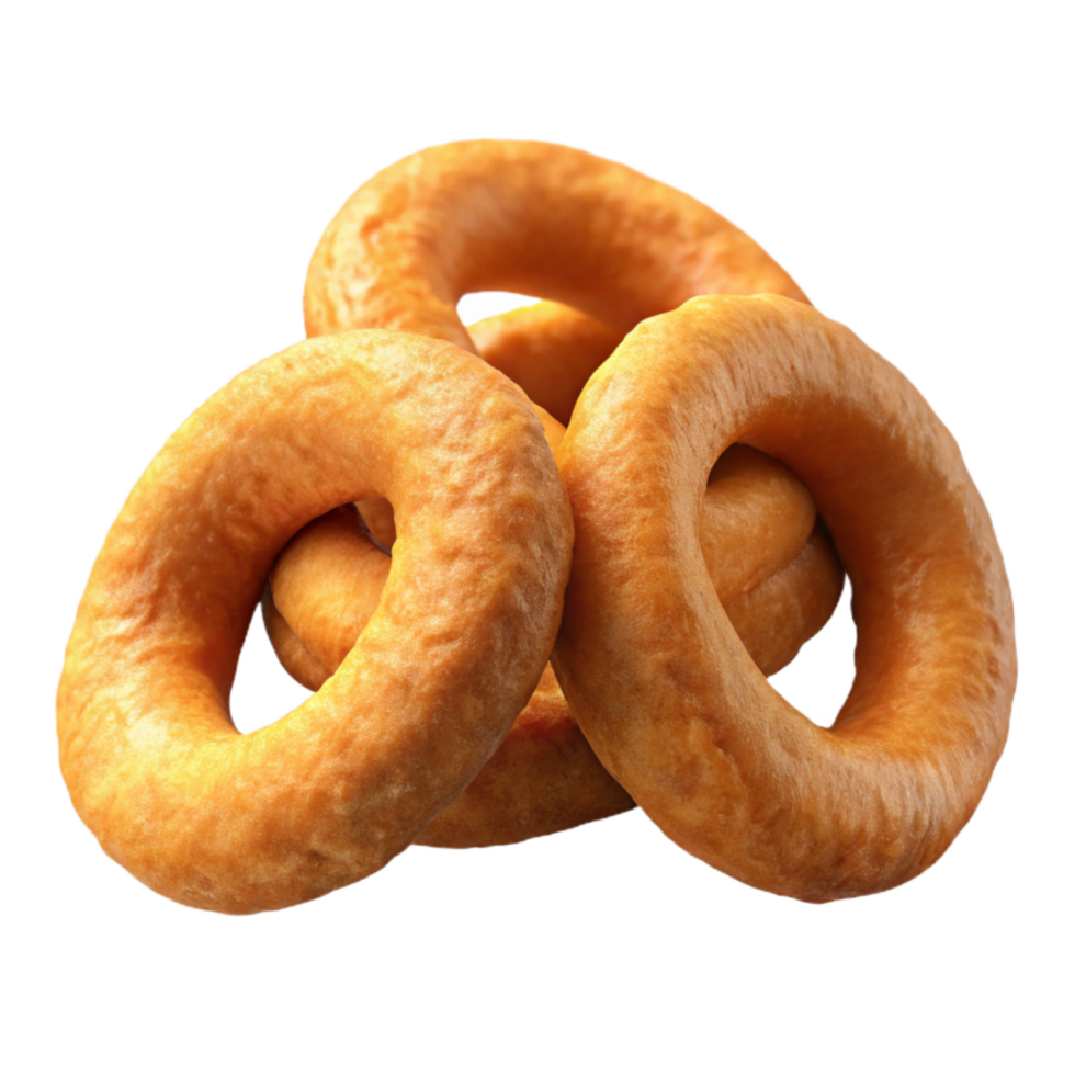 impressive modern Fried Onion Rings Crispy Batter Isolated premium png