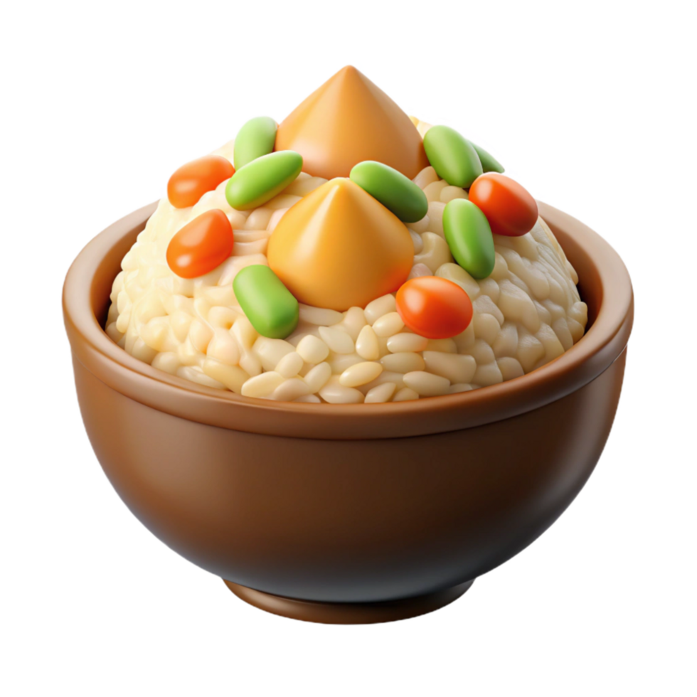 vibrant abstract Fried Rice with Vegetables Cutout high resolution png