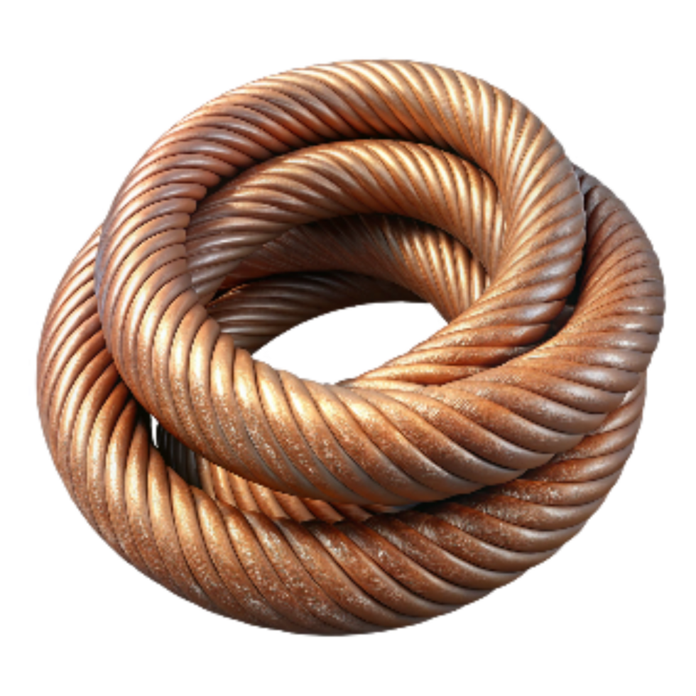 elegant minimalist Wire Cable Copper Stranded Isolated genuine png