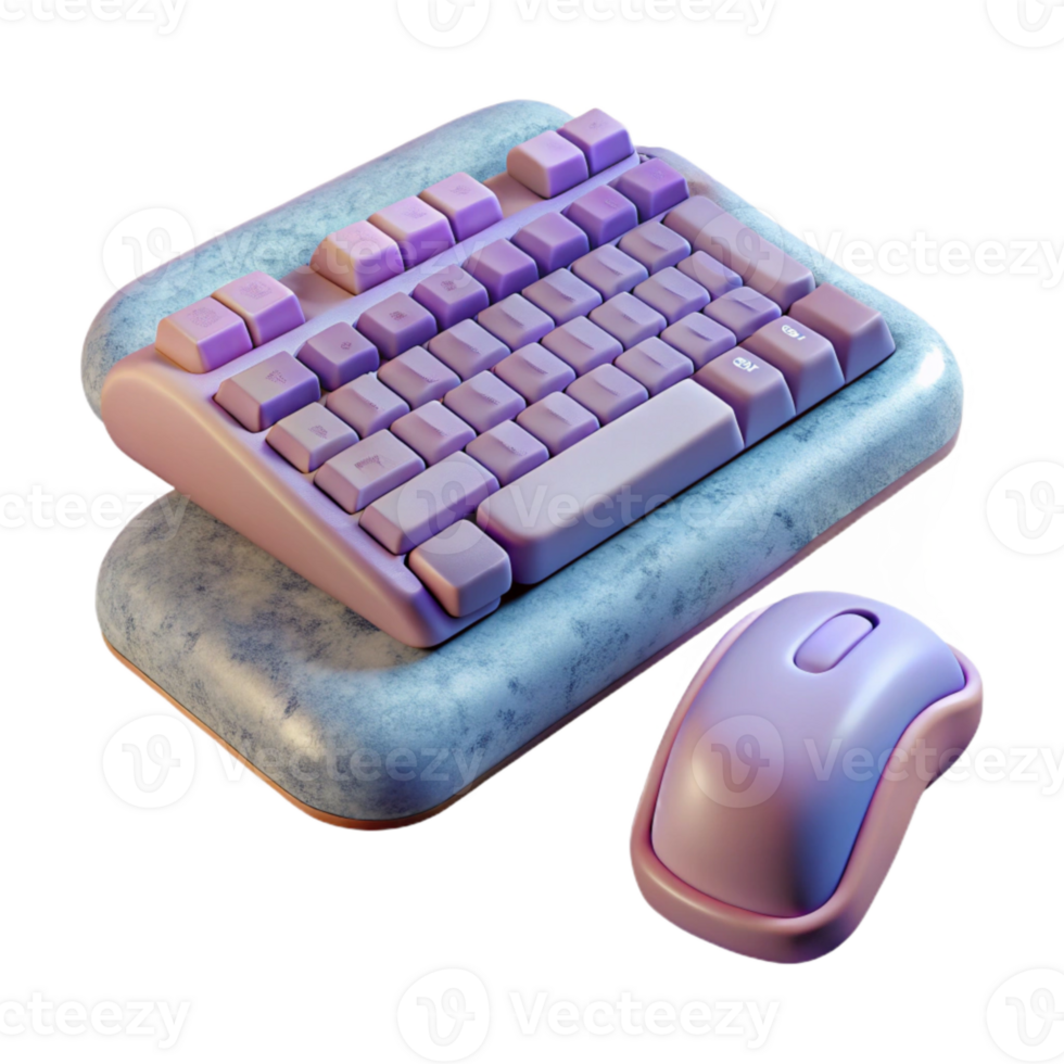 wonderful classic Wireless Keyboard and Mouse Set Cutout original png