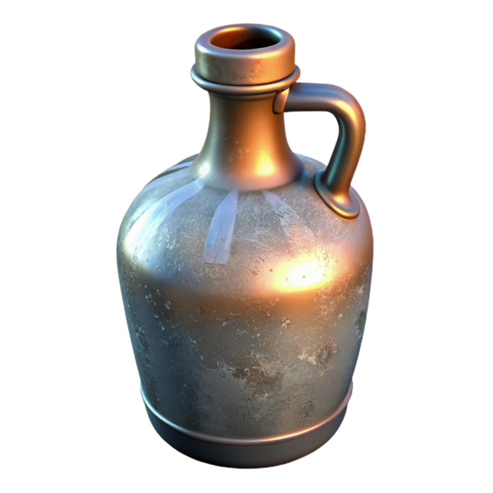dramatic traditional Full Glass Growler Isolated Element png