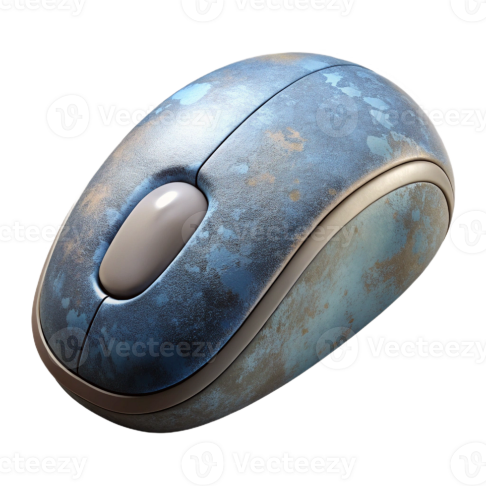 beautiful minimalist Wireless Mouse Side View on White Background Cutout exclusive png