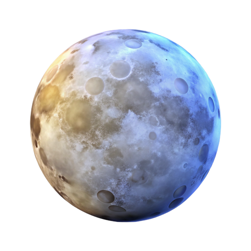 magnificent artistic Full Moon Light Glow Cutout exclusive png