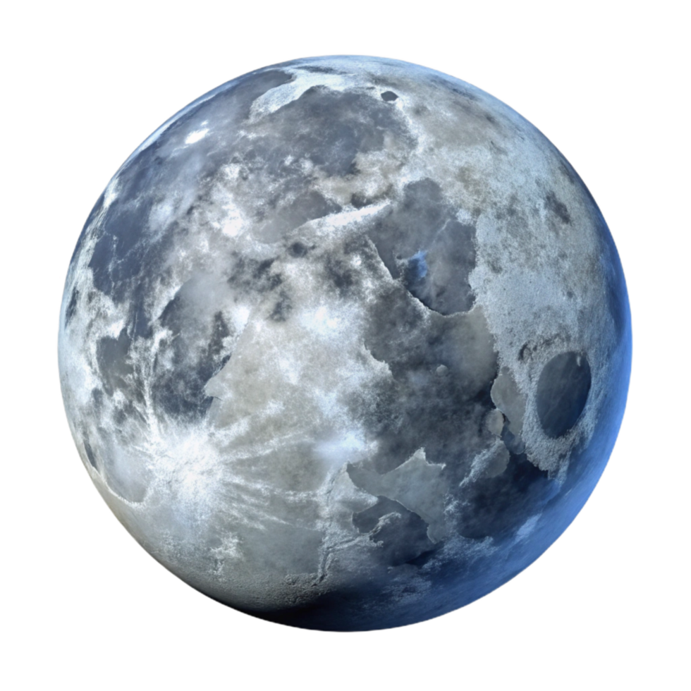 stunning traditional Full Moon Isolated with Bright Surface genuine png