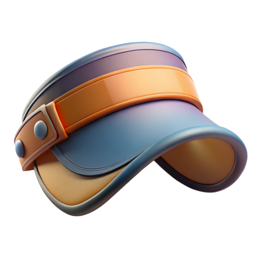 vibrant classic Future Headwear Visor Detail Isolated Element authentic png