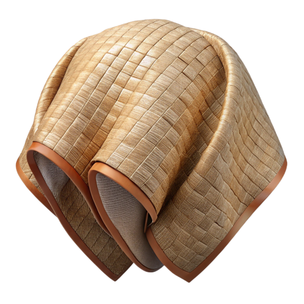 beautiful contemporary Future Fabric Sample Woven Structure Transparent Background professional png