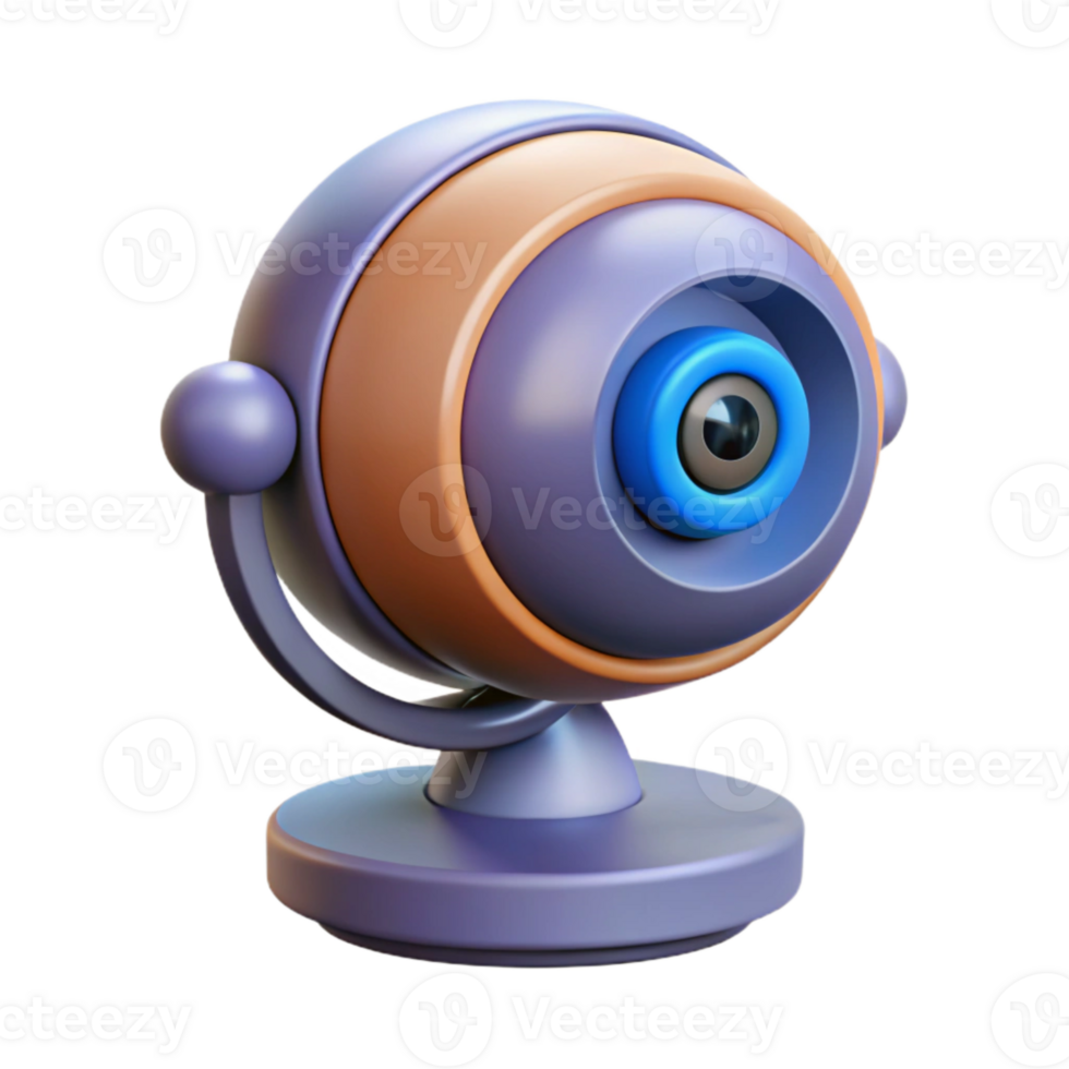 serene abstract Wireless Security Camera Rotating Isolated professional png