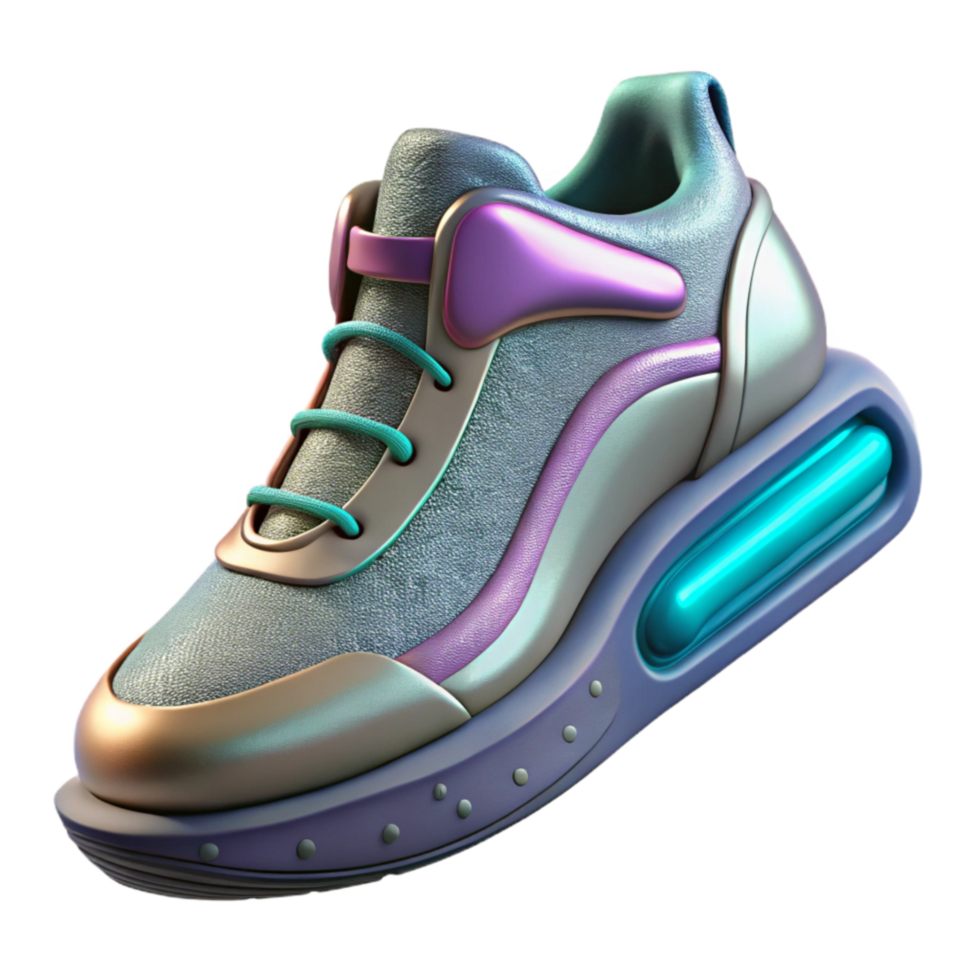 impressive minimalist Futuristic Shoes Magnetic Levitation Isolated professional png