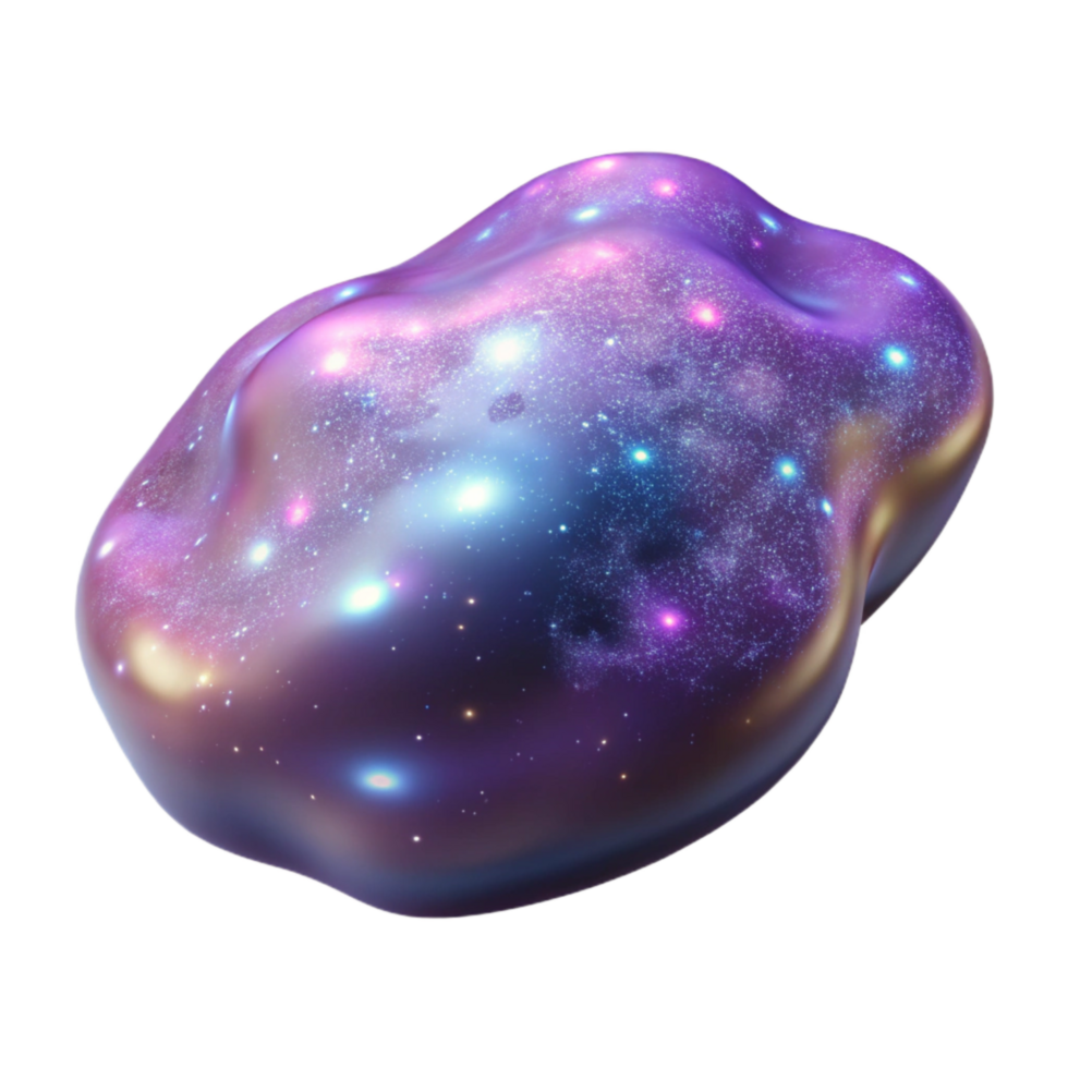 vibrant vintage Galaxy Cluster Distant View Transparent Background authentic png