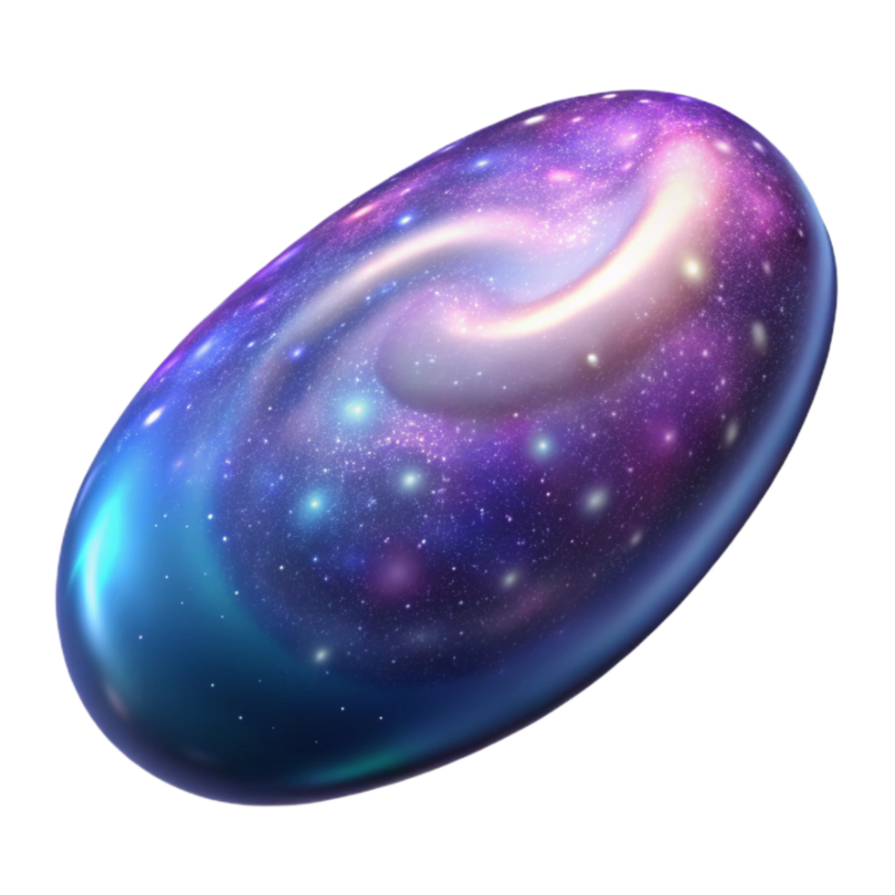 beautiful minimalist Galaxy Cluster Distant View Transparent Background high resolution png
