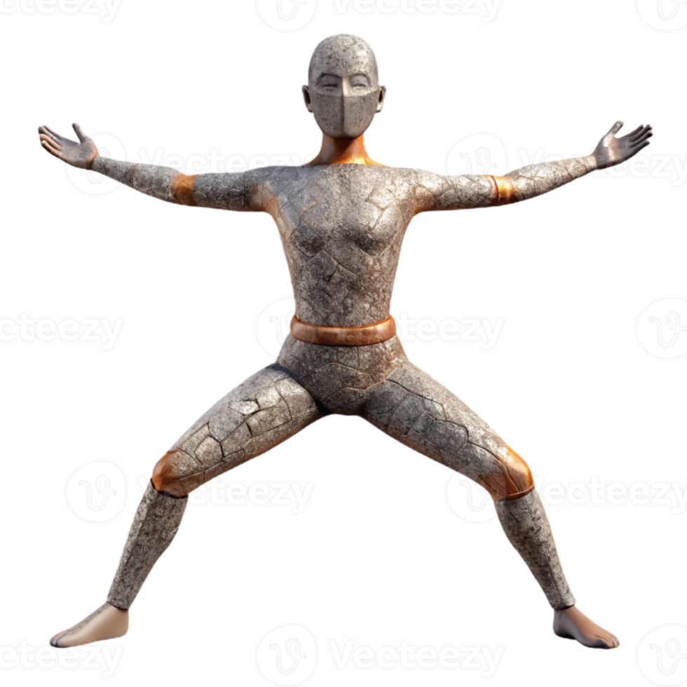 impressive creative Woman Doing Yoga Pose Cutout on Transparent Background high resolution png