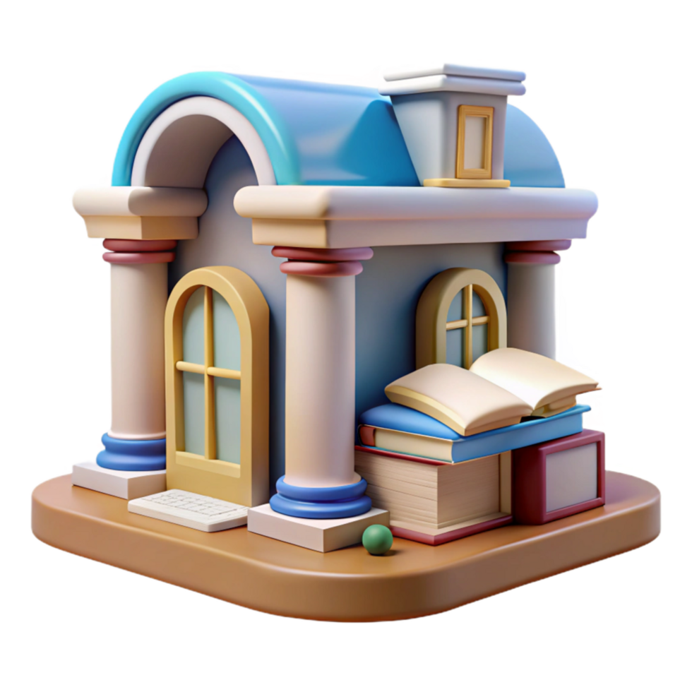 wonderful classic Gallery Bookstore Art History Books Cutout high resolution png