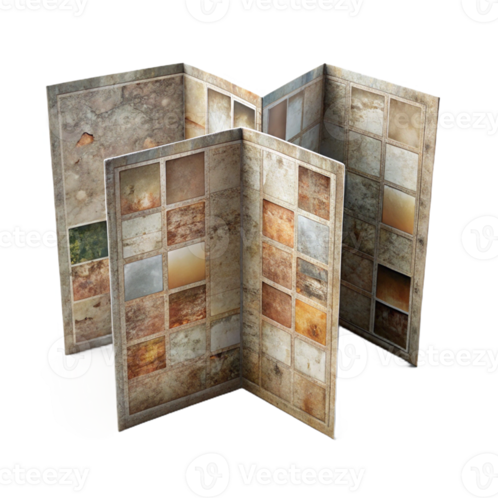 impressive artistic Gallery Brochure Clean Layout Transparent Background png