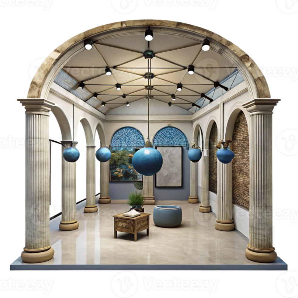wonderful rustic Gallery Interior High Ceiling Cutout premium png
