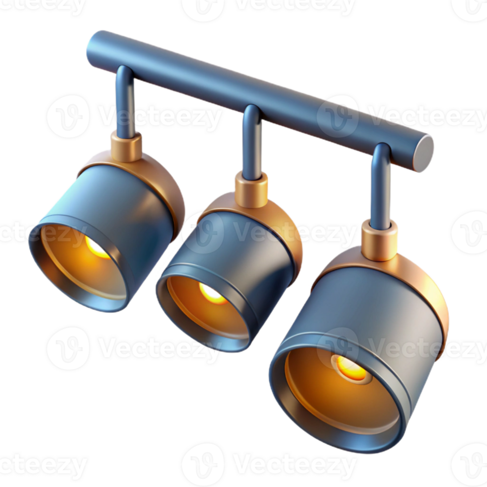 impressive rustic Gallery Lighting Track System Cutout authentic png