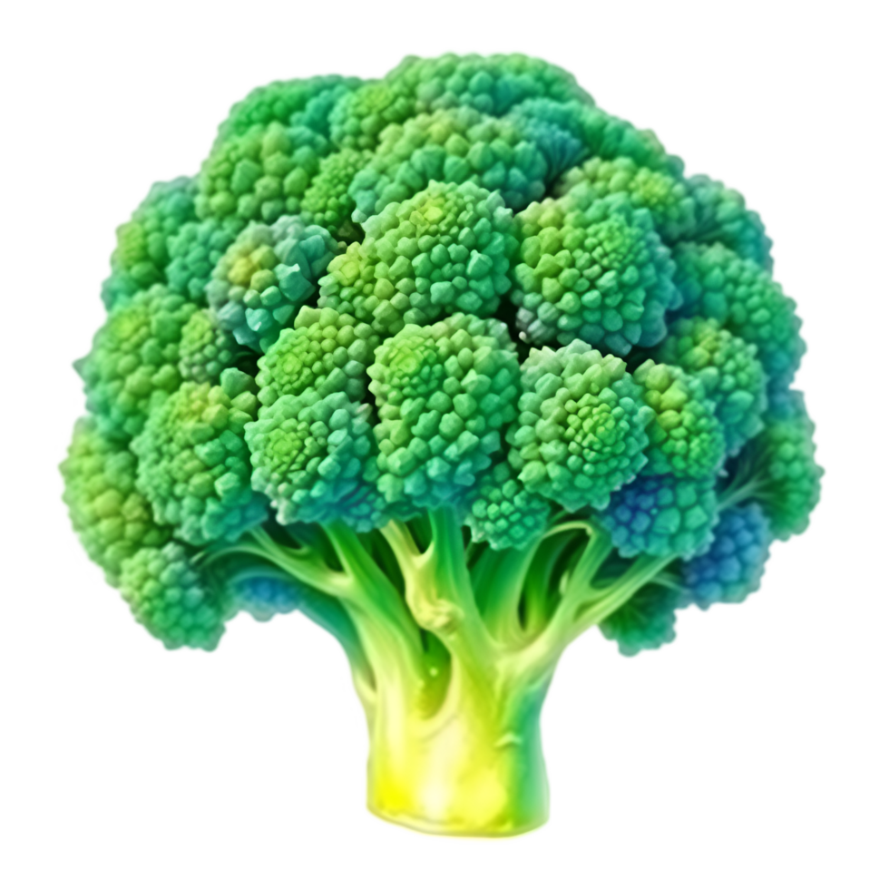 Vibrant Green Broccoli Floret png