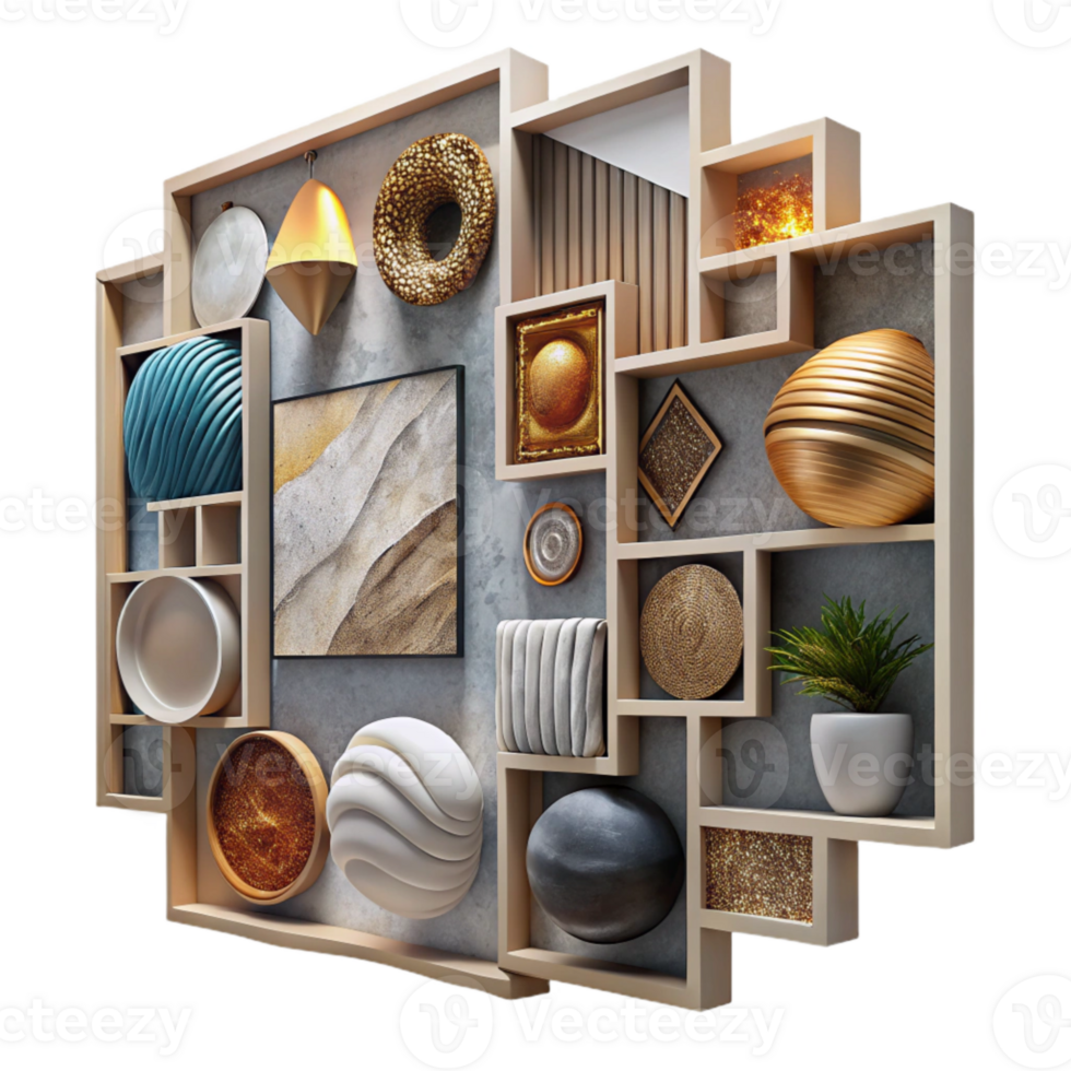 dramatic classic Gallery Wall Art Mixed Media Cutout genuine png