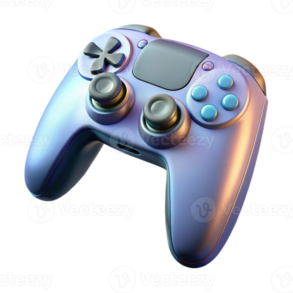 wonderful modern Gaming Controller Top View Isolated on Transparent Background professional png