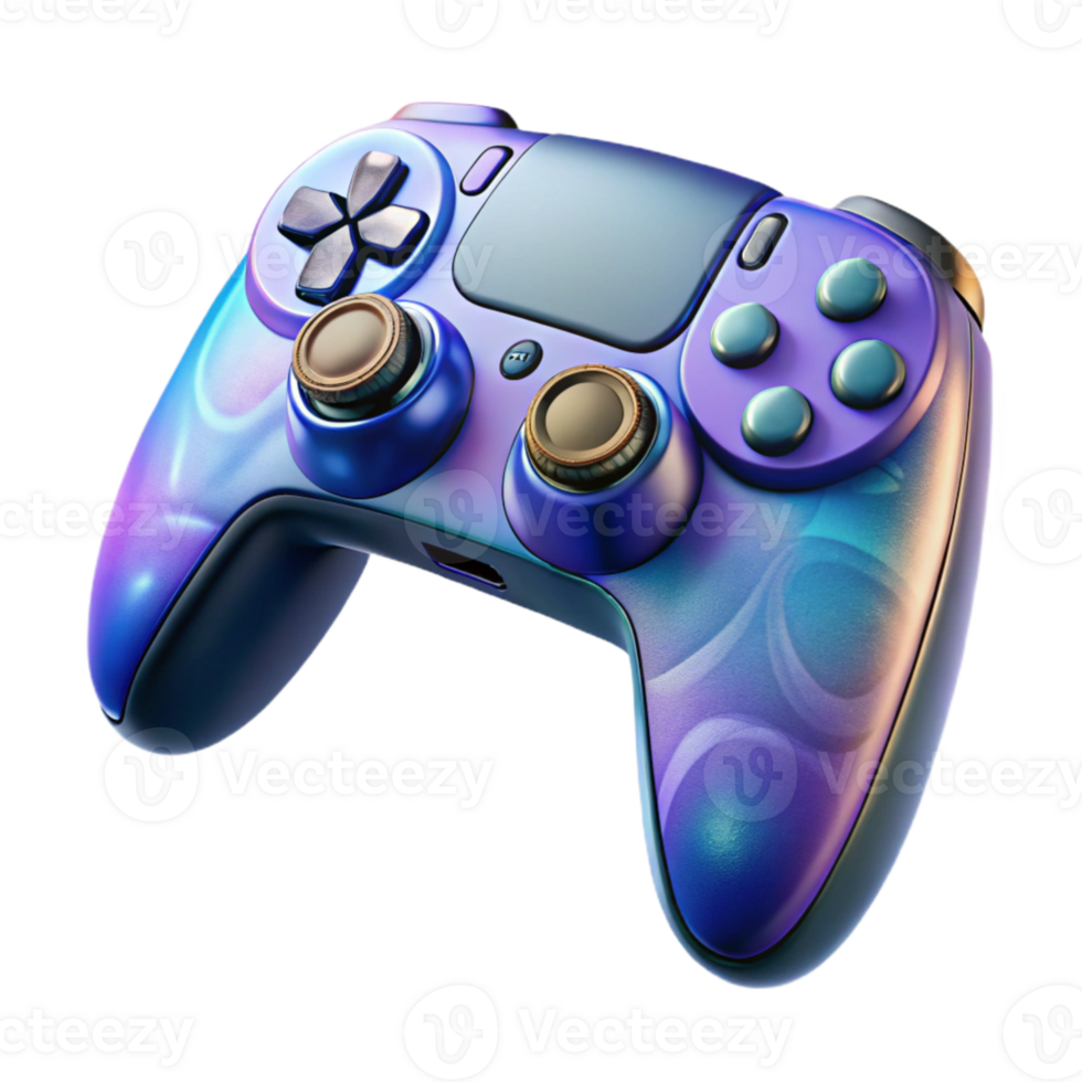beautiful traditional Gaming Controller with D Pad Transparent Background authentic png