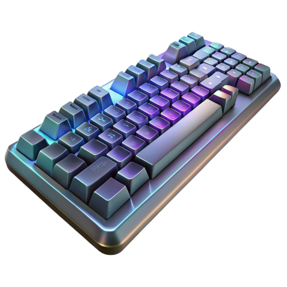 Gaming Keyboard with Anti-ghosting Technology Transparent Background png