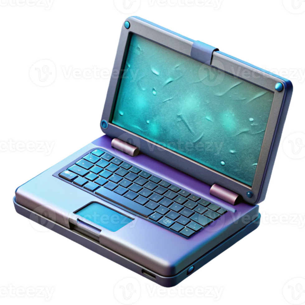 magnificent vintage Gaming Laptop with External Monitor Transparent Background professional png