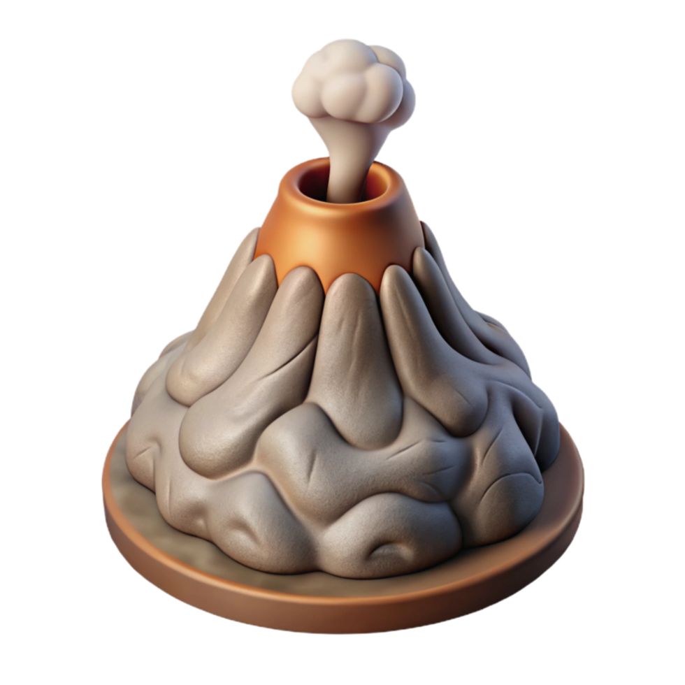 serene traditional Geothermal Steam Vent Close Up Isolated high quality png