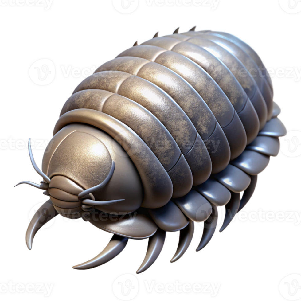 Giant Isopod Cutout Deep Sea Crustacean png