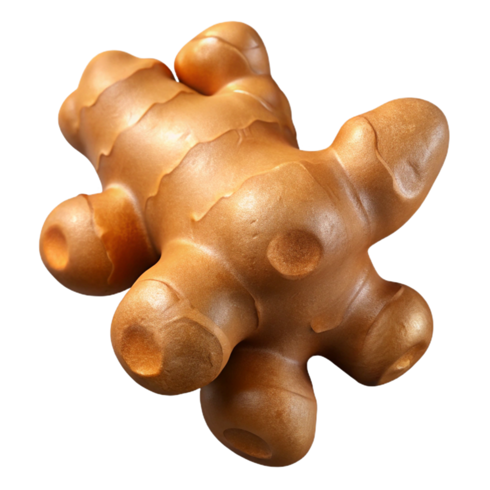 wonderful abstract Ginger Root Brown Color Isolated exclusive png