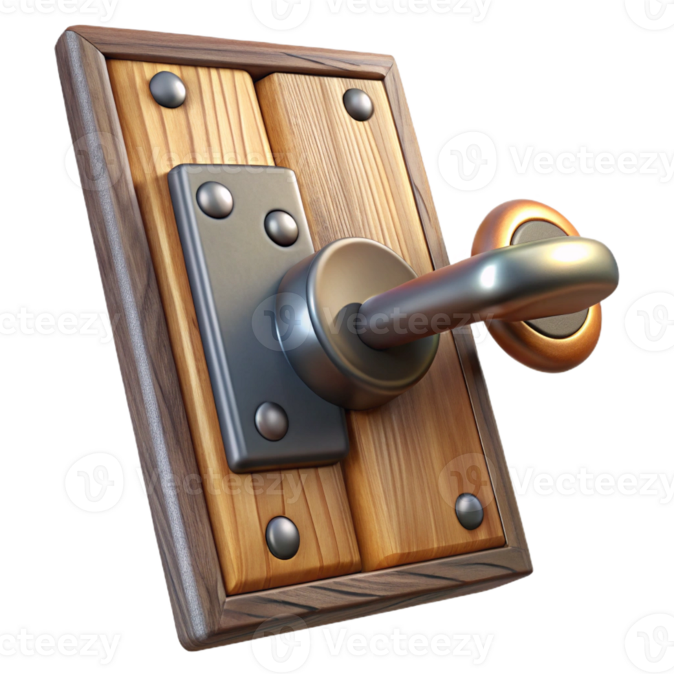 wonderful traditional Wooden Door Handle Metal Plate Backing Cutout genuine png