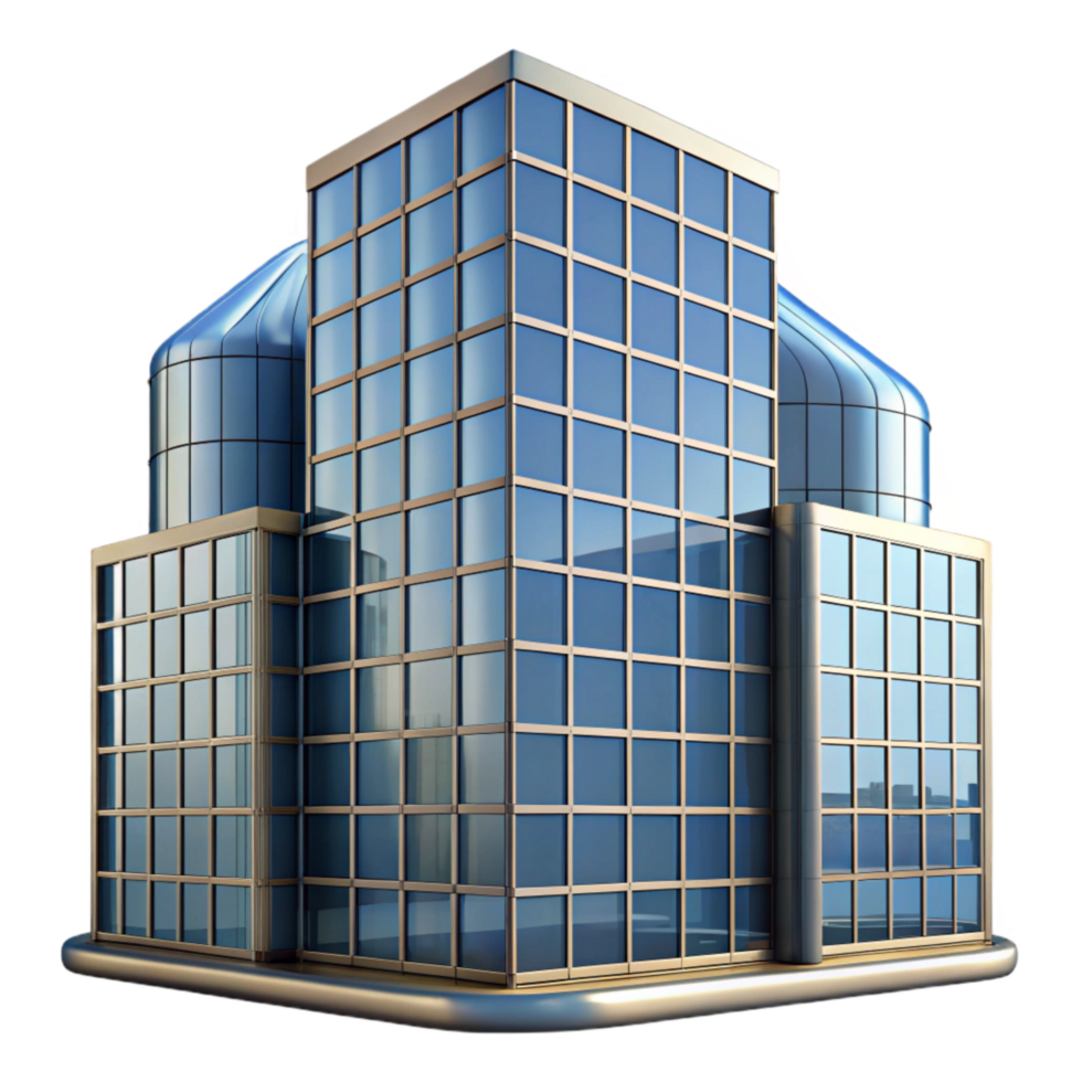 stunning abstract Glass Facade Skyscraper Reflection Detail Cutout authentic png