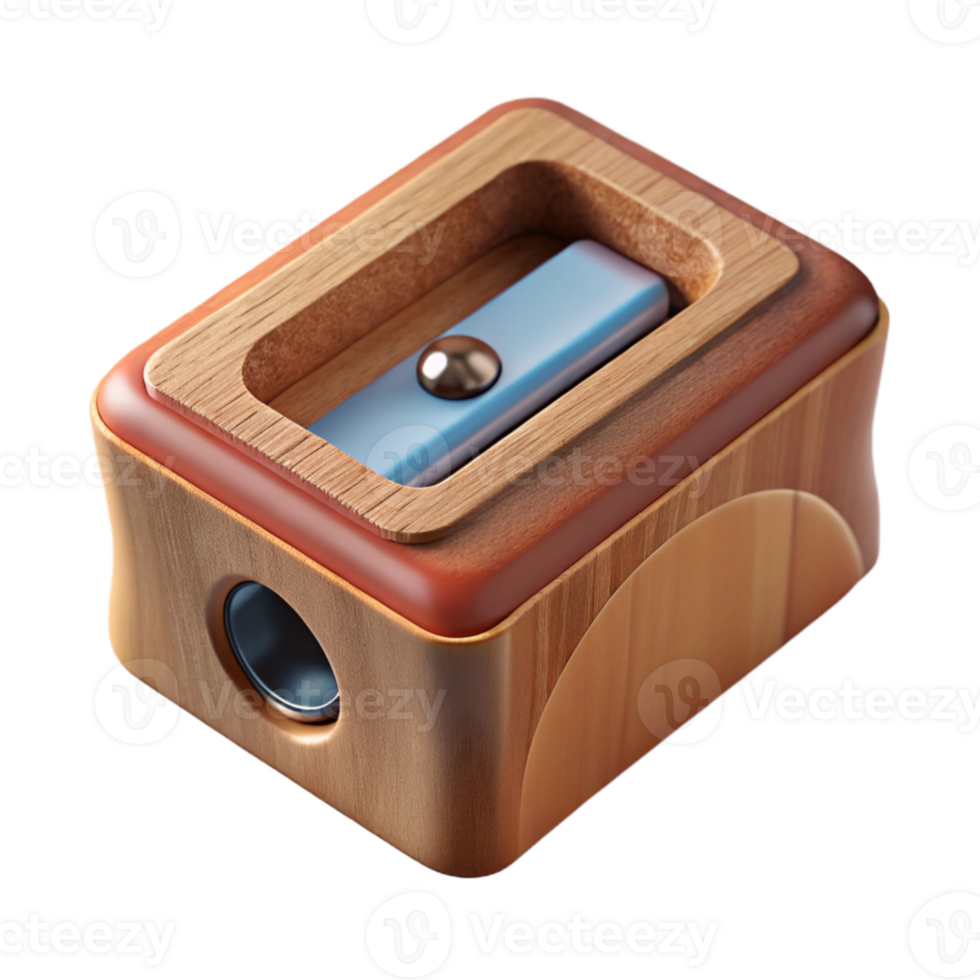extraordinary artistic Wooden Pencil Sharpener Transparent Background high resolution png
