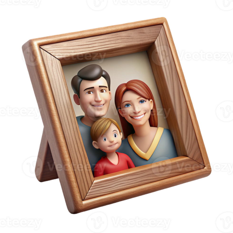 wonderful classic Wooden Picture Frame with White Mat Transparent Background genuine png