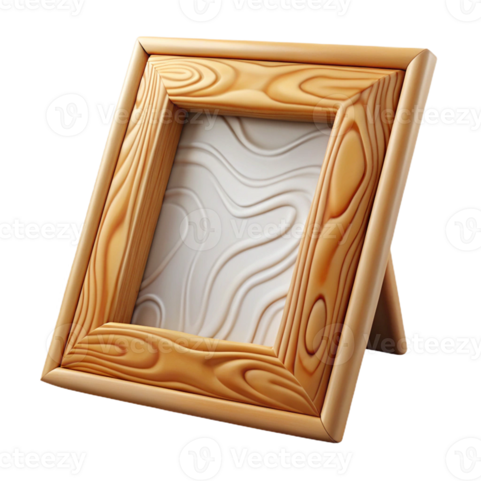 extraordinary traditional Wooden Picture Frame with White Mat Transparent Background professional png