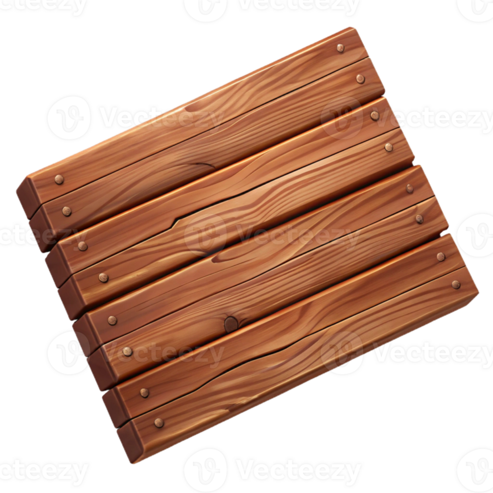 magnificent artistic Wooden Planks Texture Brown Isolated png