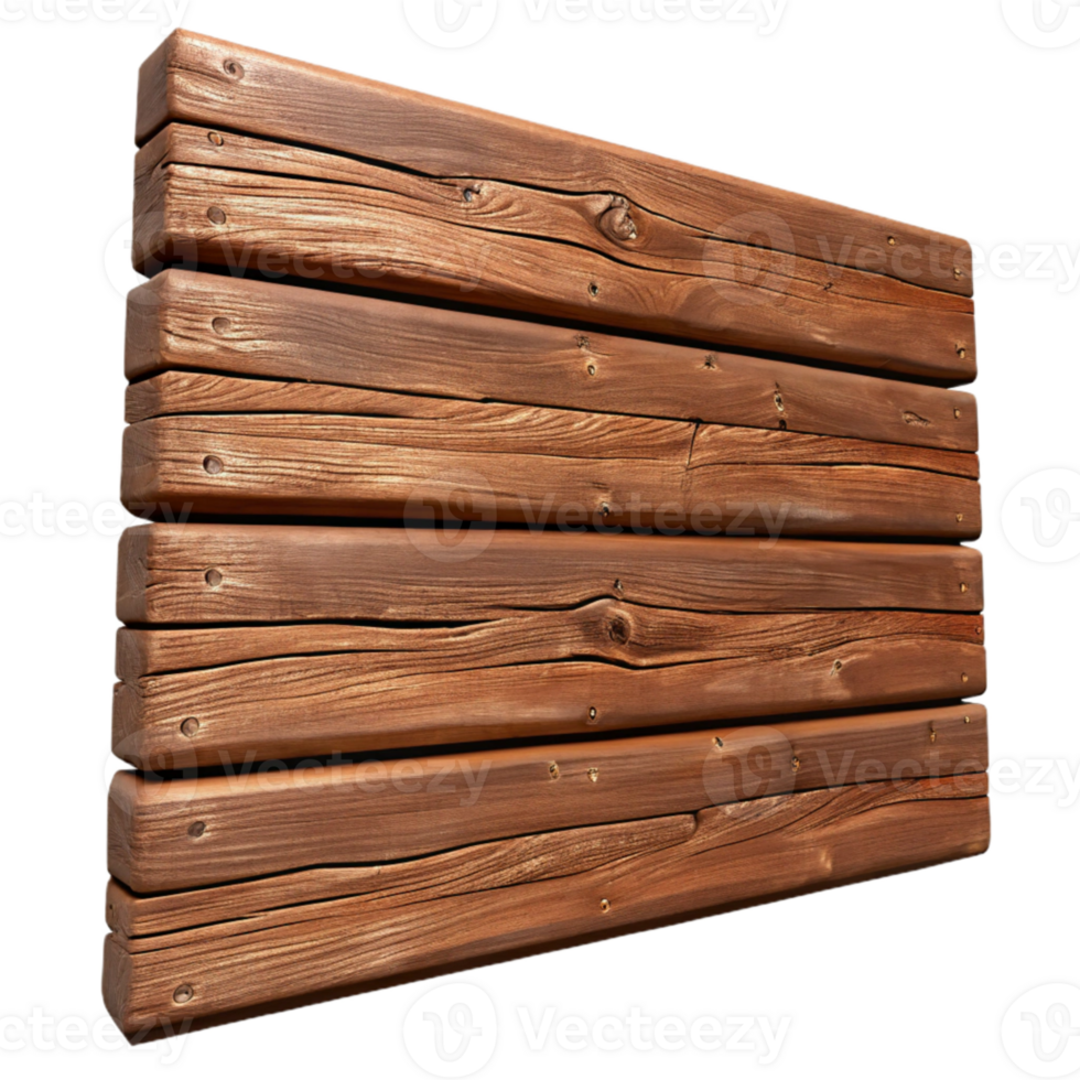 magnificent rustic Wooden Planks Texture Brown Isolated png