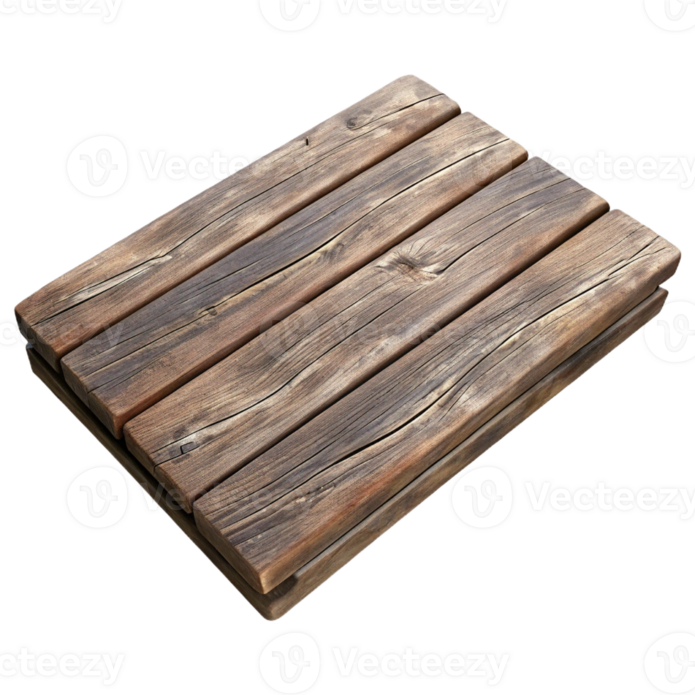 stunning artistic Wooden Plank Weathered Texture Transparent Background detailed png