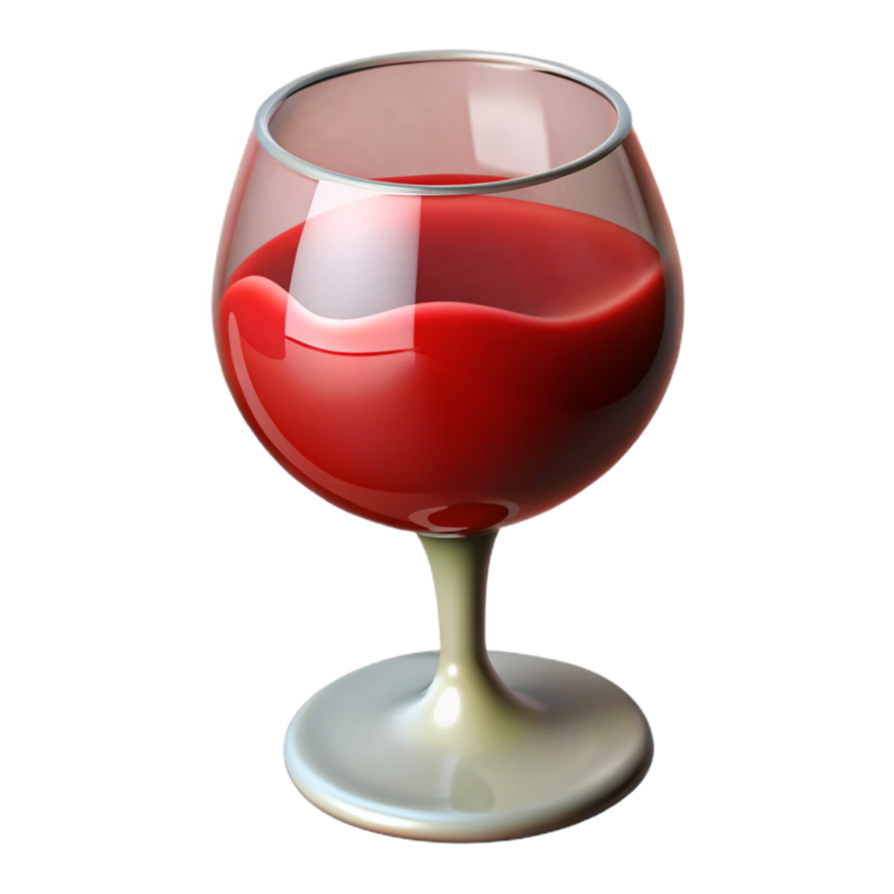 impressive creative Glass of Red Wine Close Up Cutout original png