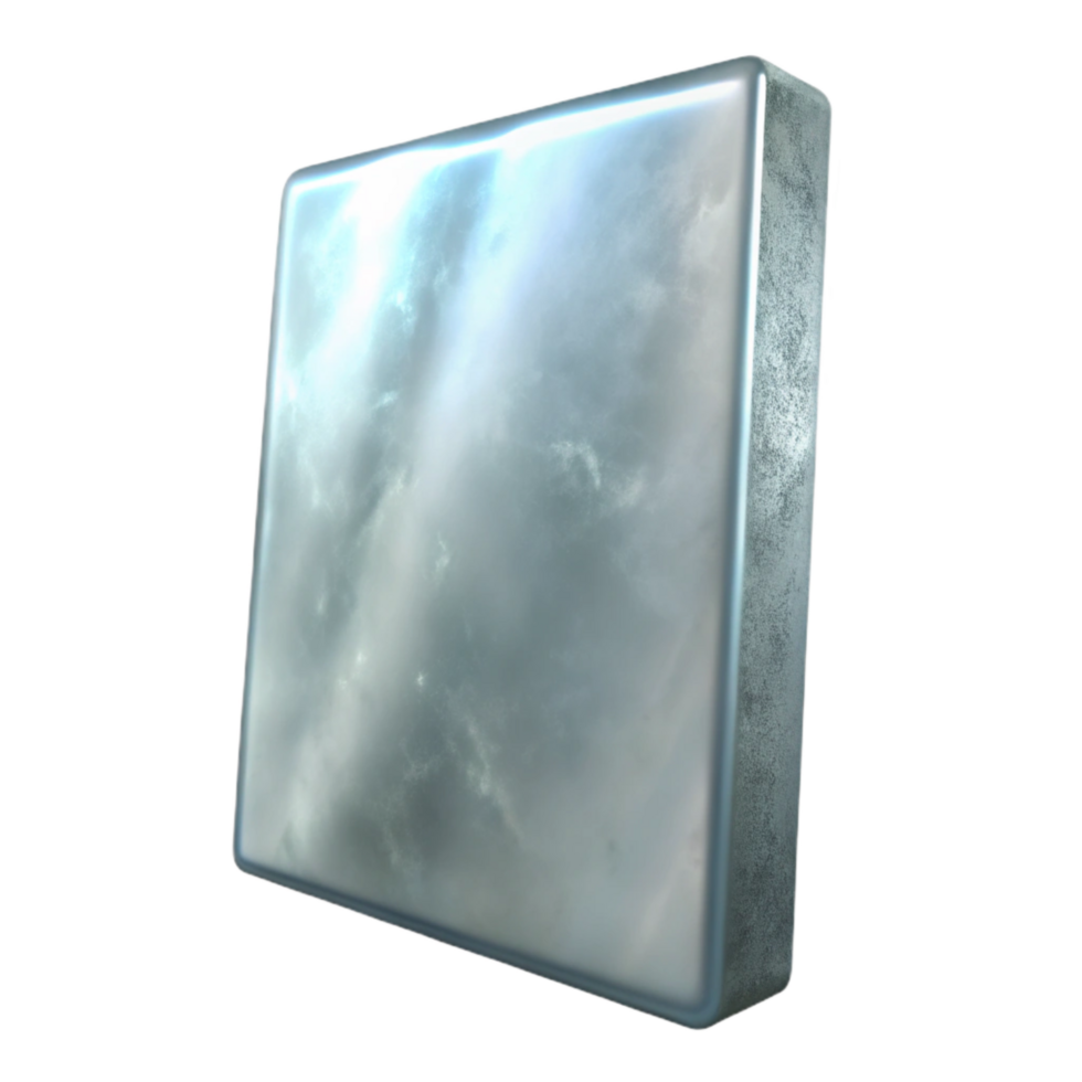 impressive modern Glass Panel Texture Frosted Finish Isolated premium png