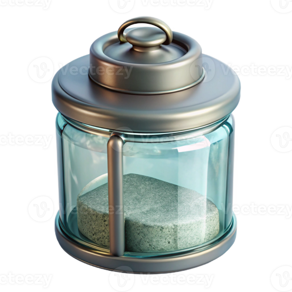 vibrant rustic Glass Storage Container Set Transparent Background Cutout png