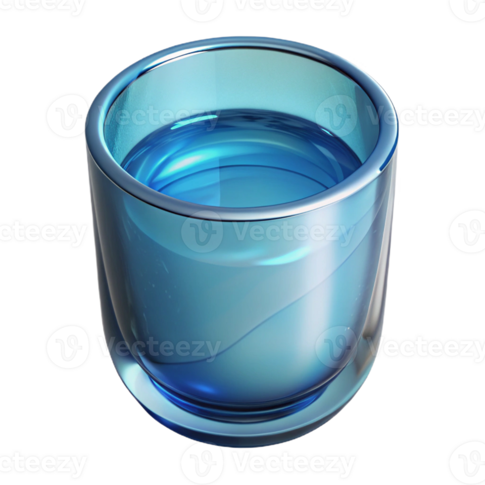 dramatic contemporary Glass Water Empty Cutout Element authentic png