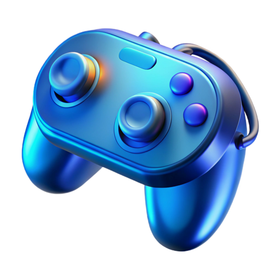 stunning rustic Glowing Blue Vr Controller Isolated authentic png