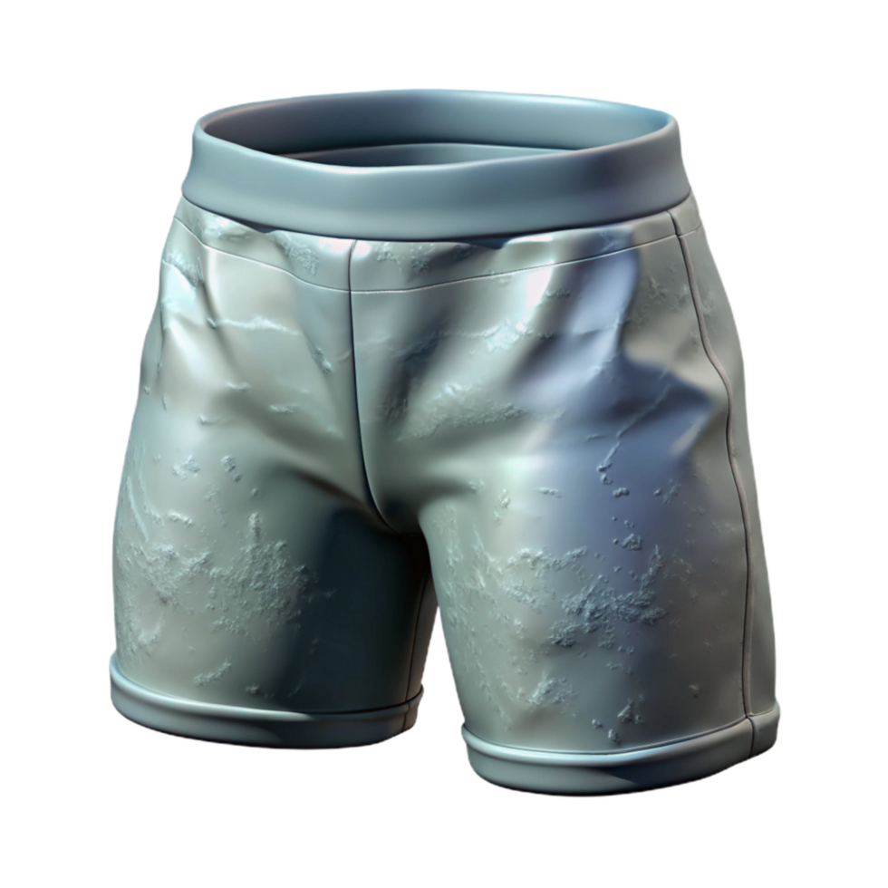 impressive creative Workout Shorts Gray Isolated Transparent Background premium png