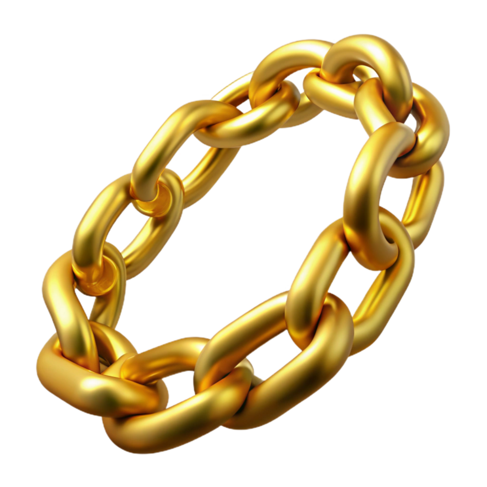 impressive classic Gold Bracelet Chain Isolated Element exclusive png
