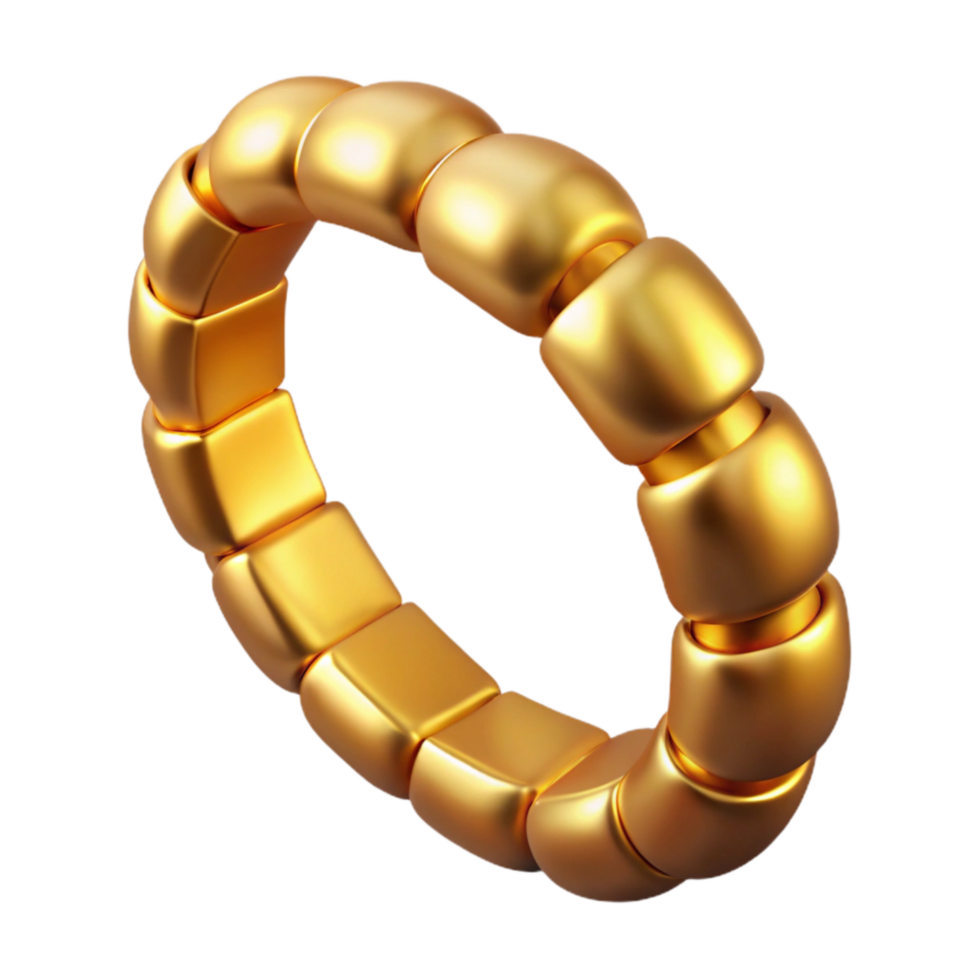 elegant contemporary Gold Bracelet Isolated Element authentic png