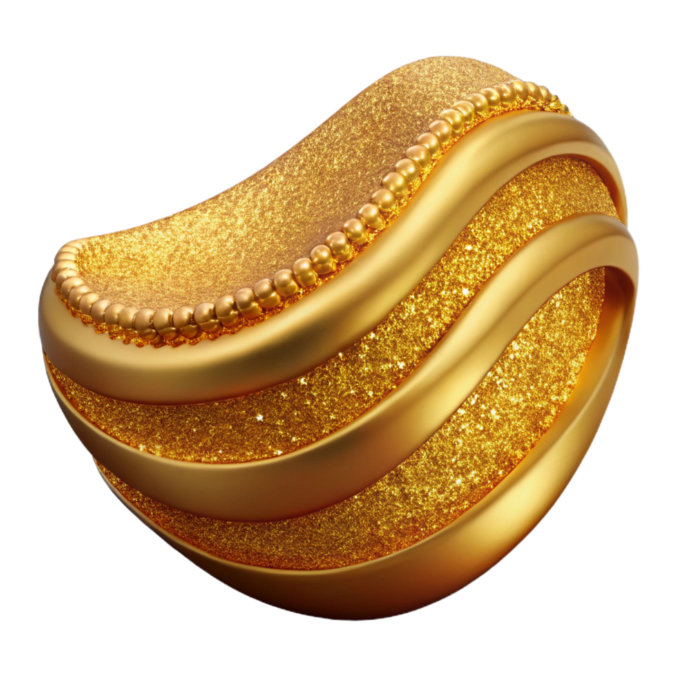 stunning rustic Gold Sequin Trim Closeup Isolated Element high quality png