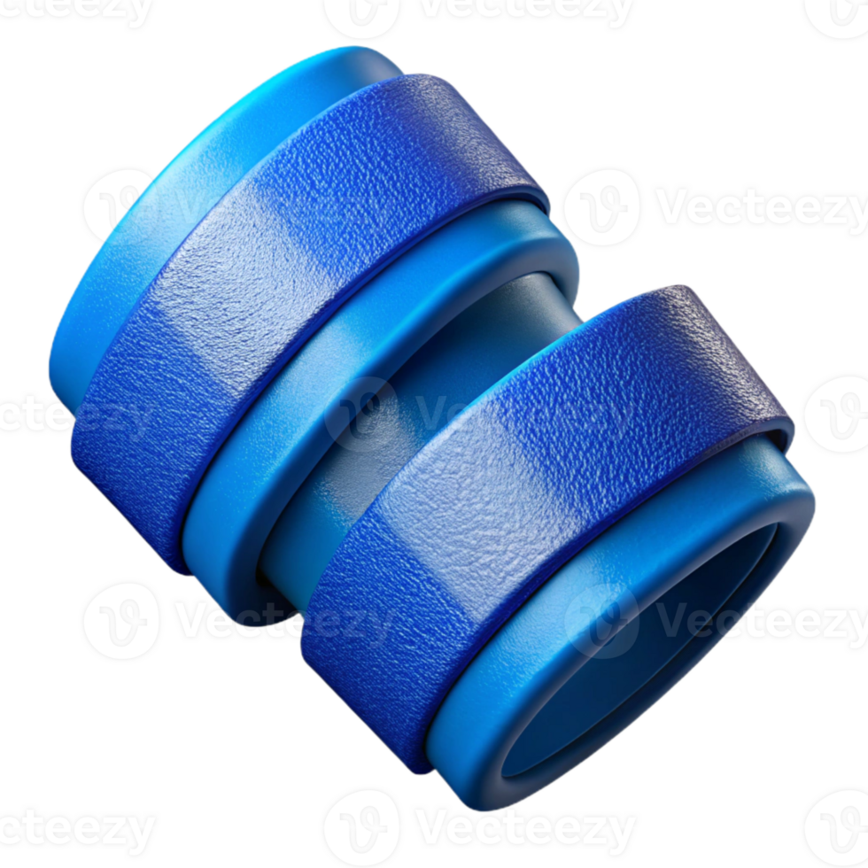 elegant modern Wrist Wraps Blue Velcro Transparent Background exclusive png