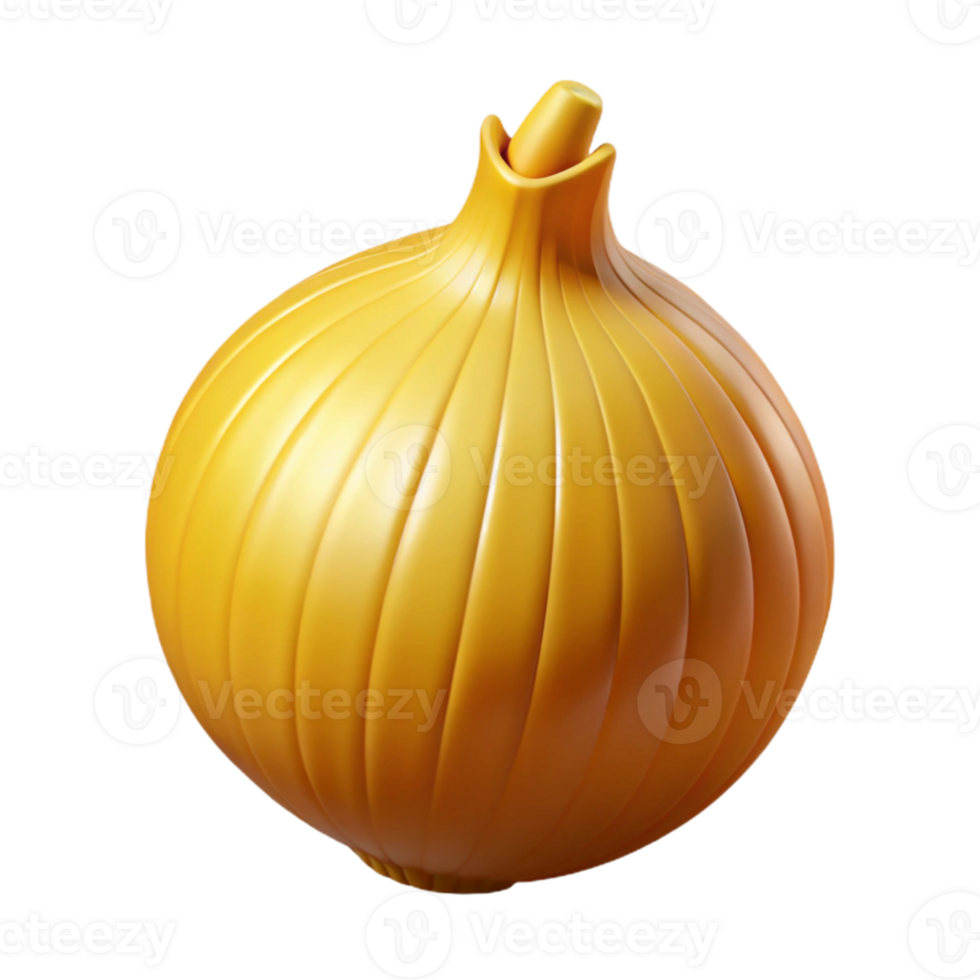elegant vintage Yellow Onion Isolated Element Half Cut authentic png